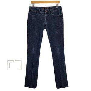 DL1961 Audrey Slim Straight Jean 29 Dark Blue‎ Low Rise Stretch Denim